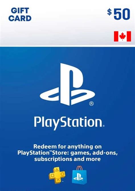 Playstation Store Canada Cash Cards .